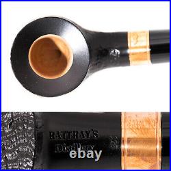 Rattray's Distillery Sandblast Black 128 Tobacco Smoking Pipe