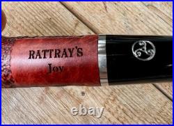 Rattray's Joy Starter Set Sandblasted Billiard with Zip Case (113) 9mm Filter Pipe