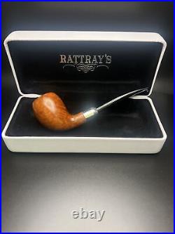 Rattray's Vintage Army Natural Army 28 Tobacco Pipe With hard Case And Pouch