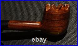Retro Handmade Beautiful Rosewood Smoking Pipe 1 Pipe Unique design 1970s GT94