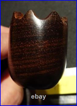 Retro Handmade Beautiful Rosewood Smoking Pipe 1 Pipe Unique design 1970s GT94