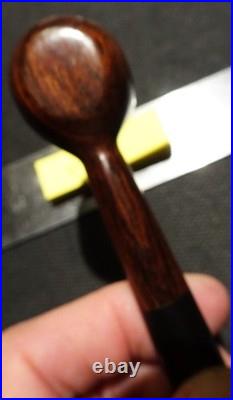 Retro Handmade Beautiful Rosewood Smoking Pipe 1 Pipe Unique design 1970s GT94