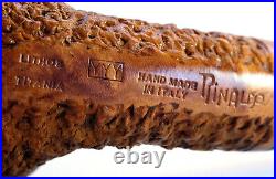 Rinaldo UNSMOKED Lithos Titania YYY Large Bent Scoop/Box & Sleeve/Handmade Italy