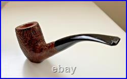 Ropp Geant Sandblasted Bent Billiard Sitter Tobacco Pipe