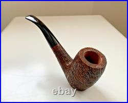 Ropp Geant Sandblasted Bent Billiard Sitter Tobacco Pipe