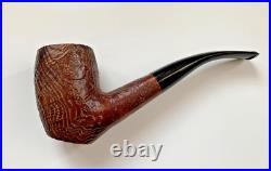 Ropp Geant Sandblasted Bent Billiard Sitter Tobacco Pipe