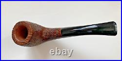 Ropp Geant Sandblasted Bent Billiard Sitter Tobacco Pipe