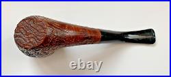 Ropp Geant Sandblasted Bent Billiard Sitter Tobacco Pipe