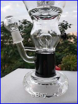 Royal Clear Water pipes Smoking Glass Bongs With Tire Percolator Bird Cage Shape