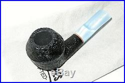 SCOTT KLEIN UNSMOKED STACK BULLDOG SHAPED PIPE With GLACIER STEM PIPESTUD