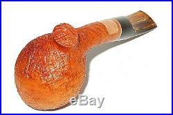 SCOTT KLEIN UNSMOKED TANBLAST ACORN CUTTY SHAPED PIPE With SLEEVE PIPESTUD