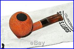 SCOTT KLEIN UNSMOKED TANBLAST ACORN CUTTY SHAPED PIPE With SLEEVE PIPESTUD