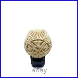 S. Yanik Meerschaum Pipe Apple Shaped Smoking Pipe Handmade Ornament Tobacco Pipe