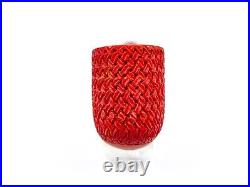 S. Yanik Meerschaum Pipe Billiard with Knot Ornament Smoking Pipe Ox Blood Color