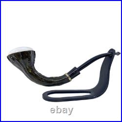 S. Yanik Meerschaum Pipe Calabash Smoking Pipe, Handmade, Gourd Tobacco Pipe