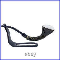 S. Yanik Meerschaum Pipe Calabash Smoking Pipe, Handmade, Gourd Tobacco Pipe