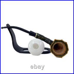 S. Yanik Meerschaum Pipe Calabash Smoking Pipe, Handmade, Gourd Tobacco Pipe