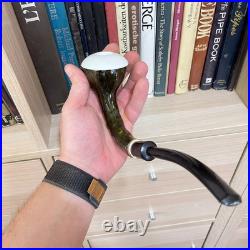 S. Yanik Meerschaum Pipe Calabash Smoking Pipe, Handmade, Gourd Tobacco Pipe
