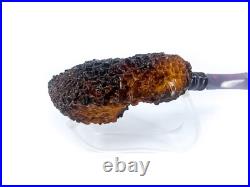 S. Yanik Meerschaum Pipe Calcine Color Freehand Smoking Pipe, Tobacco Pipe