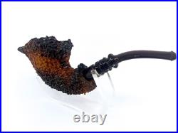 S. Yanik Meerschaum Pipe Calcine Color Freehand Smoking Pipe, Tobacco Pipe