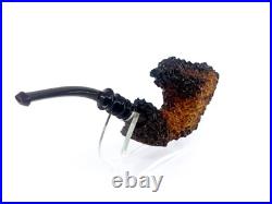 S. Yanik Meerschaum Pipe Calcine Color Freehand Smoking Pipe, Tobacco Pipe