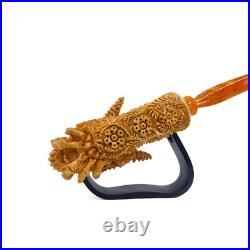 S. Yanik Meerschaum Pipe Demon Lord Skull Smoking Pipe, Handmade Tobacco Pipe S. Yanik Meerschaum Pipe Demon Lord Skull Smoking Pipe, Handmade Tobacco Pipe