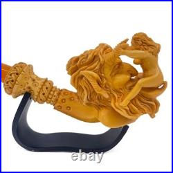 S. Yanik Meerschaum Pipe Devil and Nude Tobacco Smoking Pipe
