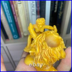 S. Yanik Meerschaum Pipe Devil and Nude Tobacco Smoking Pipe