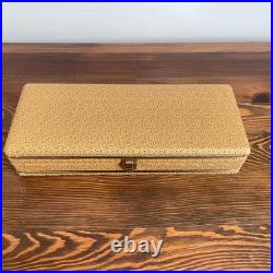 S. Yanik Meerschaum Pipe Floral Skull Smoking Pipe, Large Tobacco Pipe wih Case