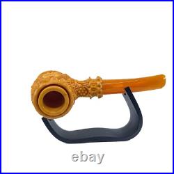 S. Yanik Meerschaum Pipe Freehand Smoking Pipe, Handcarved Ornament Tobacco Pipe S. Yanik Meerschaum Pipe Freehand Smoking Pipe, Handcarved Ornament Tobacco Pipe