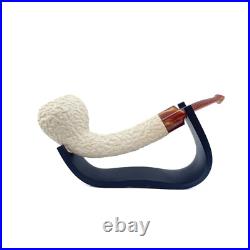 S. Yanik Meerschaum Pipe Freehand Smoking Pipe, Handcarved Tobacco Pipe