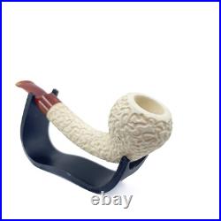 S. Yanik Meerschaum Pipe Freehand Smoking Pipe, Handcarved Tobacco Pipe