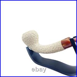 S. Yanik Meerschaum Pipe Freehand Smoking Pipe, Handcarved Tobacco Pipe