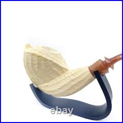 S. Yanik Meerschaum Pipe Freehand Smoking Pipe Handcarved Tobacco Pipe Model 3