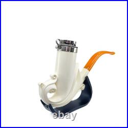 S. Yanik Meerschaum Pipe Freehand Smoking Pipe Handmade Ulmar Design Tobacco Pipe