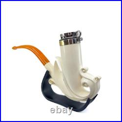 S. Yanik Meerschaum Pipe Freehand Smoking Pipe Handmade Ulmar Design Tobacco Pipe