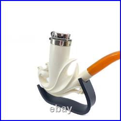 S. Yanik Meerschaum Pipe Freehand Smoking Pipe Handmade Ulmar Design Tobacco Pipe
