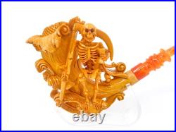 S. Yanik Meerschaum Pipe Grim Reaper Tobacco Smoking Pipe
