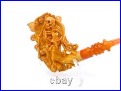 S. Yanik Meerschaum Pipe Grim Reaper Tobacco Smoking Pipe