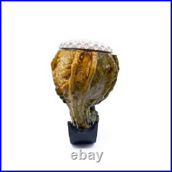S. Yanik Meerschaum Pipe Handmade Calabash Smoking Pipe, Real Gourd, Tobacco Pipe