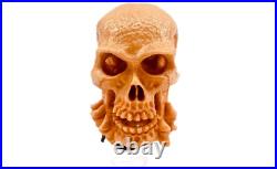 S. Yanik Meerschaum Pipe Handmade Skull Smoking Pipe, Ornament Tobacco Pipe