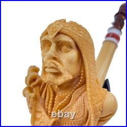 S. Yanik Meerschaum Pipe Mameluke Museum Quality