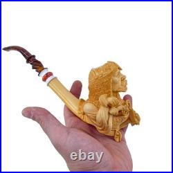 S. Yanik Meerschaum Pipe Mameluke Museum Quality