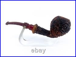 S. Yanik Meerschaum Pipe Pear Shaped Half Bent Ornament Smoking Pipe Tobacco pipe