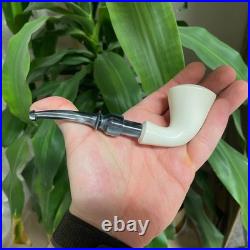 S. Yanik Meerschaum Pipe Small Calabash Smoking Pipe