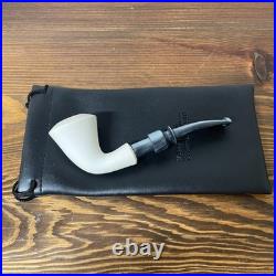 S. Yanik Meerschaum Pipe Small Calabash Smoking Pipe