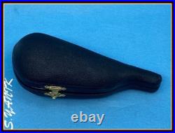 S. Yanik Meerschaum Pipe Smooth Grapefruit Shape Smoking Pipe with Air Hole