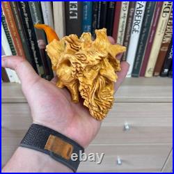 S. Yanik Meerschaum Pipe Talking Tree, Ent Smoking Pipe, Handcarved Tobacco Pipe