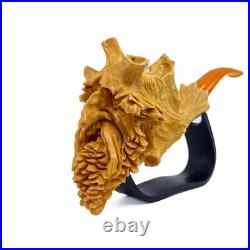 S. Yanik Meerschaum Pipe Talking Tree, Ent Smoking Pipe, Handcarved Tobacco Pipe