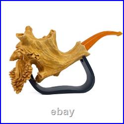 S. Yanik Meerschaum Pipe Talking Tree, Ent Smoking Pipe, Handcarved Tobacco Pipe